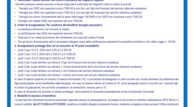 AVVISO PUBBLICO PER LA CONCESSIONE DI VOUCHER ALLE FAMIGLIE I CUI FIGLI USUFR...